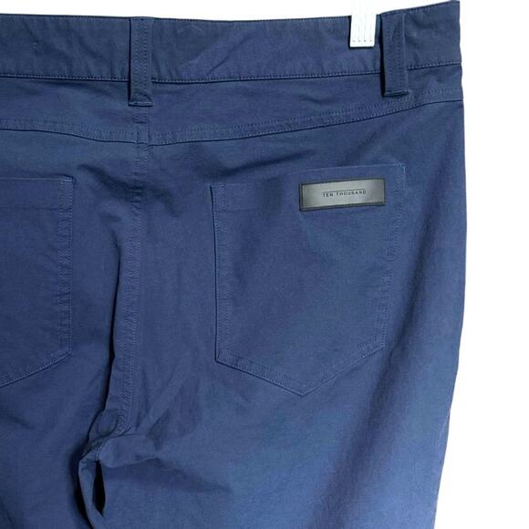Ten Thousand 5 Pocket Pant Slim Straight Fit In Midnight Navy Blue Size 34 - Picture 8 of 13